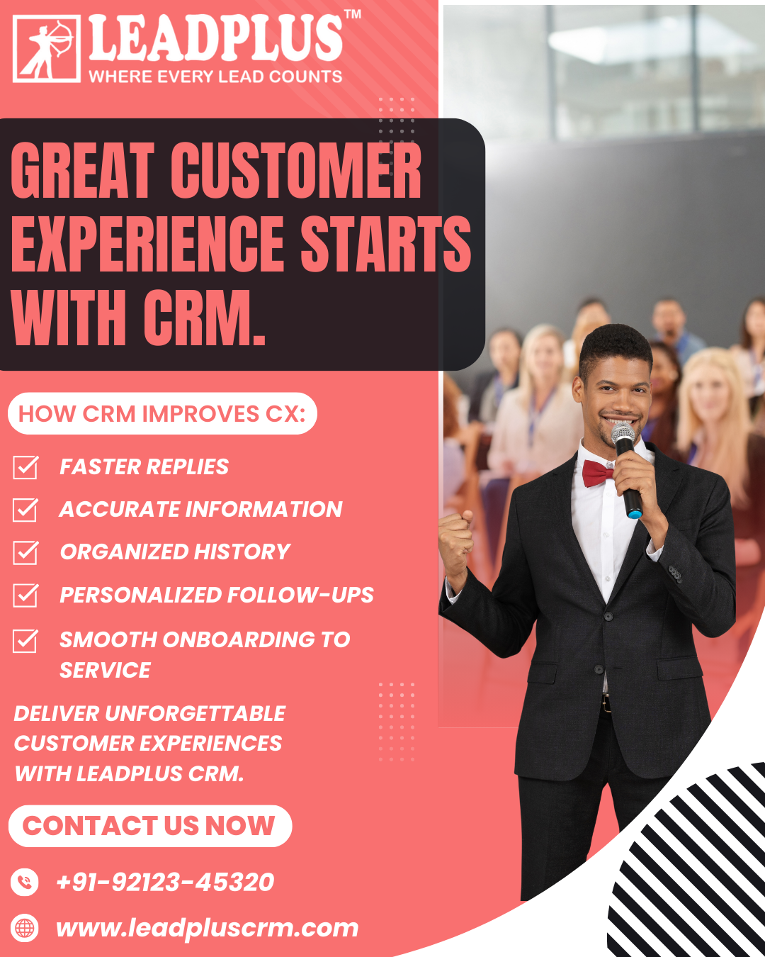 Dashboard graphic showing seamless integration between lead history, chat records, and scheduled follow-ups, demonstrating a unified customer view for sales agents.